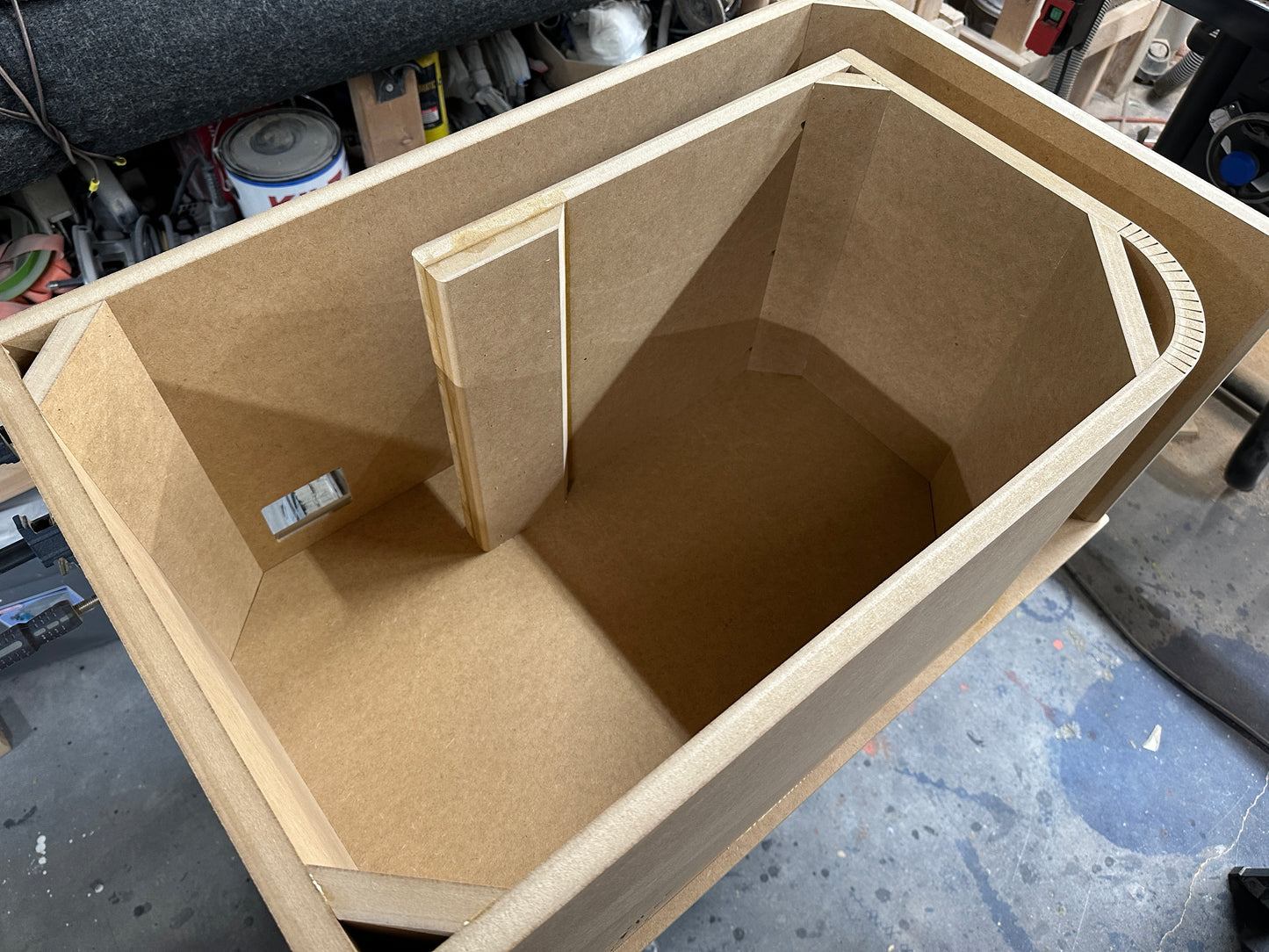 1x12 2.5 CF Kerf Ported enclosure