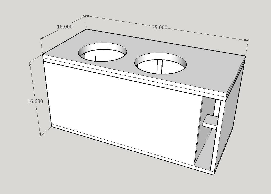 2x10 Flat Pack Enclosure 3.0CF