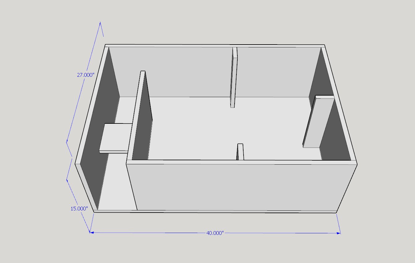 2x15 Flat Pack 6 cubes