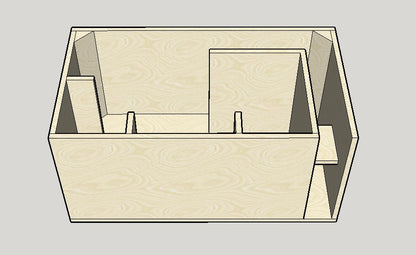 1x15 Flat Pack 4.25 cubes
