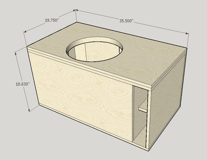 1x15 Flat Pack 4.25 cubes