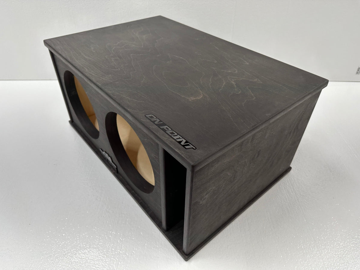 Two 10 Inch Sub Box Custom Dual 10