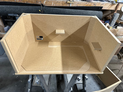 1x12 2.5 CF Kerf Ported enclosure