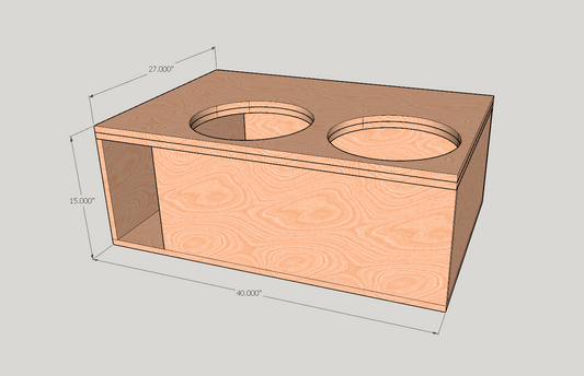 2x15 Flat Pack 6 cubes